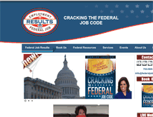 Tablet Screenshot of federaljobresults.com